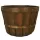 Grower Select Half Peck Basket No Handle Brown 12/CS 60CS/PL