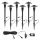 Moonrays 6pk Black Metal Pathway Kit