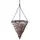Gardener Select 12" Hanging Basket Cone Coffee Wicker 3 Strand Hanger 6/CS