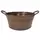 Gardener Select 9" Round Short Tin Bucket Antique Copper 9"wx10"h 12/CS