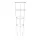 Panacea 42" 3 Leg 4 Ring Galvanized Tomato Cage