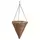 Panacea 12" Rope & Fern Cone Hanging Basket