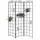 Panacea 72"x54.5" Garden Screen With 6 Pots