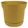 Bloem 7" Saturn Planter Earthy Yellow