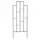 AGW UrbanGarden Contemporary Trellis Matte Black