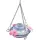 Natures Way 14oz Illuminated Antique Glass Top-Fill Hummingbird Feeder Light Blue
