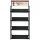 Natures Way Empty 4-Shelf Metal Floor Display