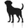 Panacea 24" Labrador Retreiver Shadow Stake