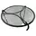 Plastec 8" Patio Stand Black with Saucer