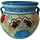 Talavera 14" Bella Especial Michoacana Pot Lite Blue