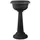 Bloem 18" Grecian Pedestal Urn Black