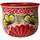 Talavera 8" Bella Especial Champanera Pot Red