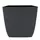 HC 16" Santa Fe Square Planter Black Sand