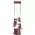 Natures Way 2.1qt Large Plastic Tube Seed Feeder Red