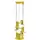 Natures Way 2.1qt Large Plastic Tube Thistle Feeder Yellow