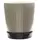 Southern Patio 6.5"H Alice Planter Light Brown Finish