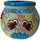 Talavera 11.5" Bella Especial Esfera Pot Lite Blue