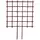 A&G 4'x4' Espalier Trellis Red