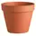 Deroma 4.3" Standard Pot Terra Cotta Clay Case Pack