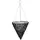 Gardener Select 14" Cone Hanging Basket Dark Blue Wicker 20/CS