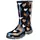 Sloggers Womens Boot w/ Trim Classic Chicken Black Size 6