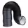 Light-Proof Black Duct 4in x 25ft