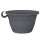 HC 12" Eclipse Round Hanging Basket Warm Gray