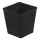 Gro Pro Black Plastic Square Pot 5 x 5 x 5.25 in (8400/Plt)