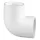 PVC Schedule 40 - 90 Elbow , 3/4" Slip White | 406007