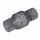 Spring Check Valve, 2" Slip Clear PVC 125 psi 1011 Series with Flow Control