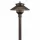 Path Light, Bi-Pin G4 2700K LED Powder Coated Bronze Metallic Die-Cast Aluminum with 12" Riser