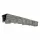 48" x 6" x 3.99 - 4.34" Light Gray Channel Drain Section | NDDDS091
