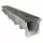 48" x 10" x 5.34" Light Gray Neutral Channel Drain Section | NDDDS094N