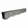 48" X 10" X 5.34 - 5.68" Light Gray Channel Drain Section |  DS-095