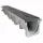 48" X 10" X 5.68 - 6.01" Light Gray Channel Drain Section |  DS-096