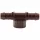 17 mm x 17 mm x 1/2" Barb x FPT XF Series Low Profile Tee | RBXXFFTFA050