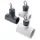1" White FCT100 Series Schedule 40 For Flow-Clik Hunter Flow-Sync and Wireless Slip x Slip Connection 2 to 17 gpm Flow Sensor Sensor Receptacle Tee | HTRFCT100