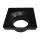 12" x 12" Square Black Low-Profile For 12" x 12" Catch Basin Spigot Adapter | NDS1222