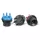 1/2" x 1/4" FPT x Barb 2 gph Plastic Red XB Series Pressure Compensating 6-Outlet Drip Emitter | RBXXBT206
