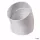 4" Hub White PVC 22-1/2 deg Sewer and Drain Street Elbow