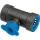 3/4" x 1/2" Push Blue Tee | BLK37373D