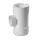 Sanitary Tee, 6" x 6" x 4"Hub PVC P Series SDR-35 Solvent Weld
