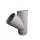 6" x 4" Hub White PVC 45 Degrees Solvent Weld SDR-35 Wye