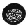 10" Round HDPE Black Flat Grate | NDS1040