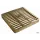 9" x 9" Square Brass Flat Grate | NDS930B