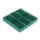 12" x 12" Square HDPE Green Drainage Grate | RBDDG12SFG