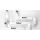 1" MNPT 12" L PVC HSJ Series Heavy-Duty Triple Top Out Swing Joint | HTRHSJ132412