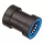 1" Push Black/Blue ABS Coupling | BLK37676