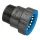 1" Push x MPT Black/Blue ABS Adapter | BLK37678