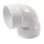 90 Degrees Elbow, 3" Hub x Hub PVC | 3P02_alt